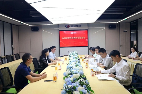 南灣街道黨工委書記劉淵率隊蒞臨康利城調(diào)研